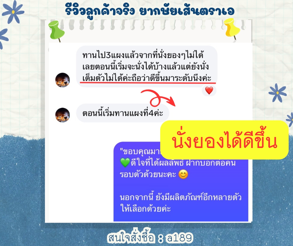 ผลตอบรับ ยากษัยเส้นตราเอ