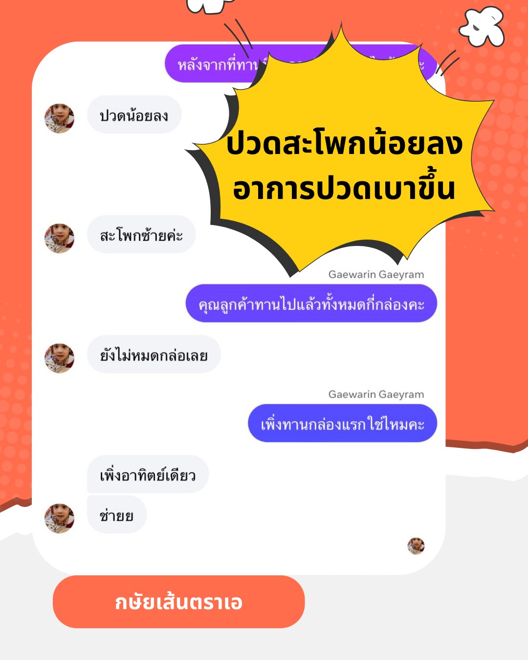 ผลตอบรับ ยากษัยเส้นตราเอ